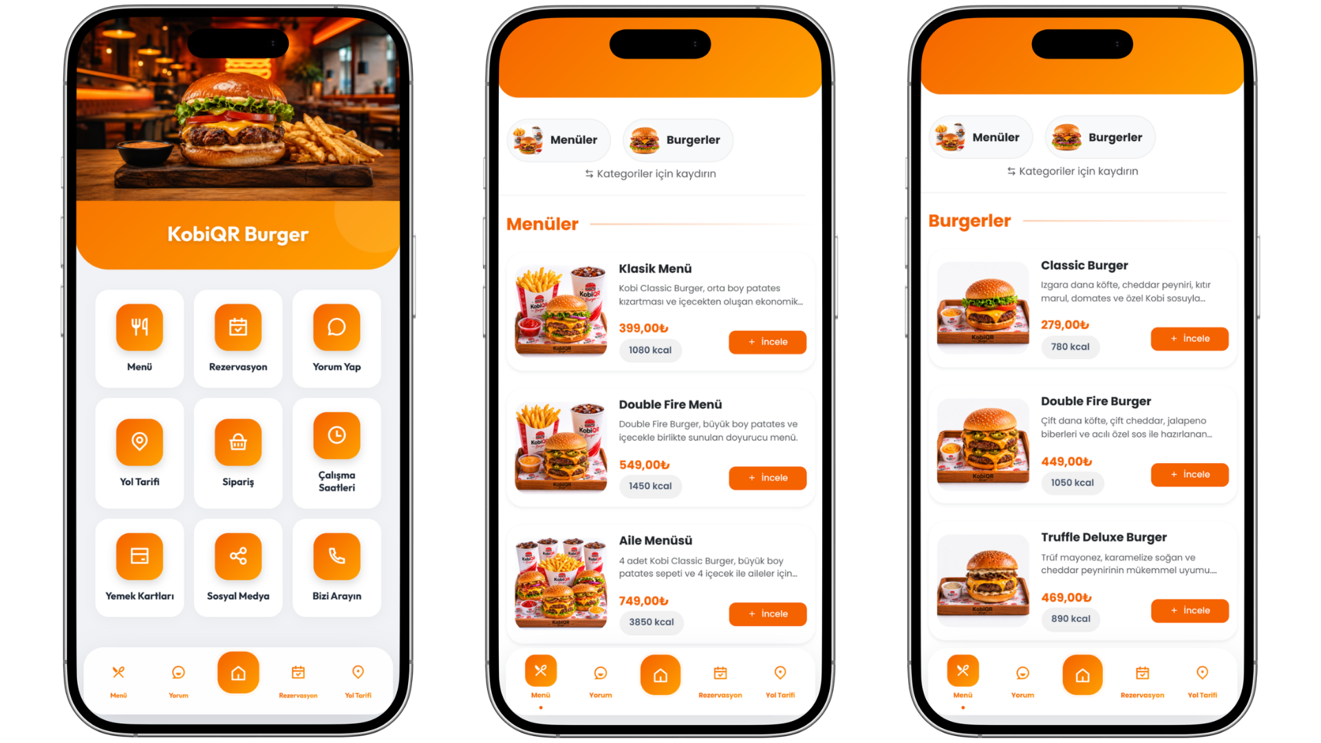 Burger QR Menü Web Sitesi kapak görseli