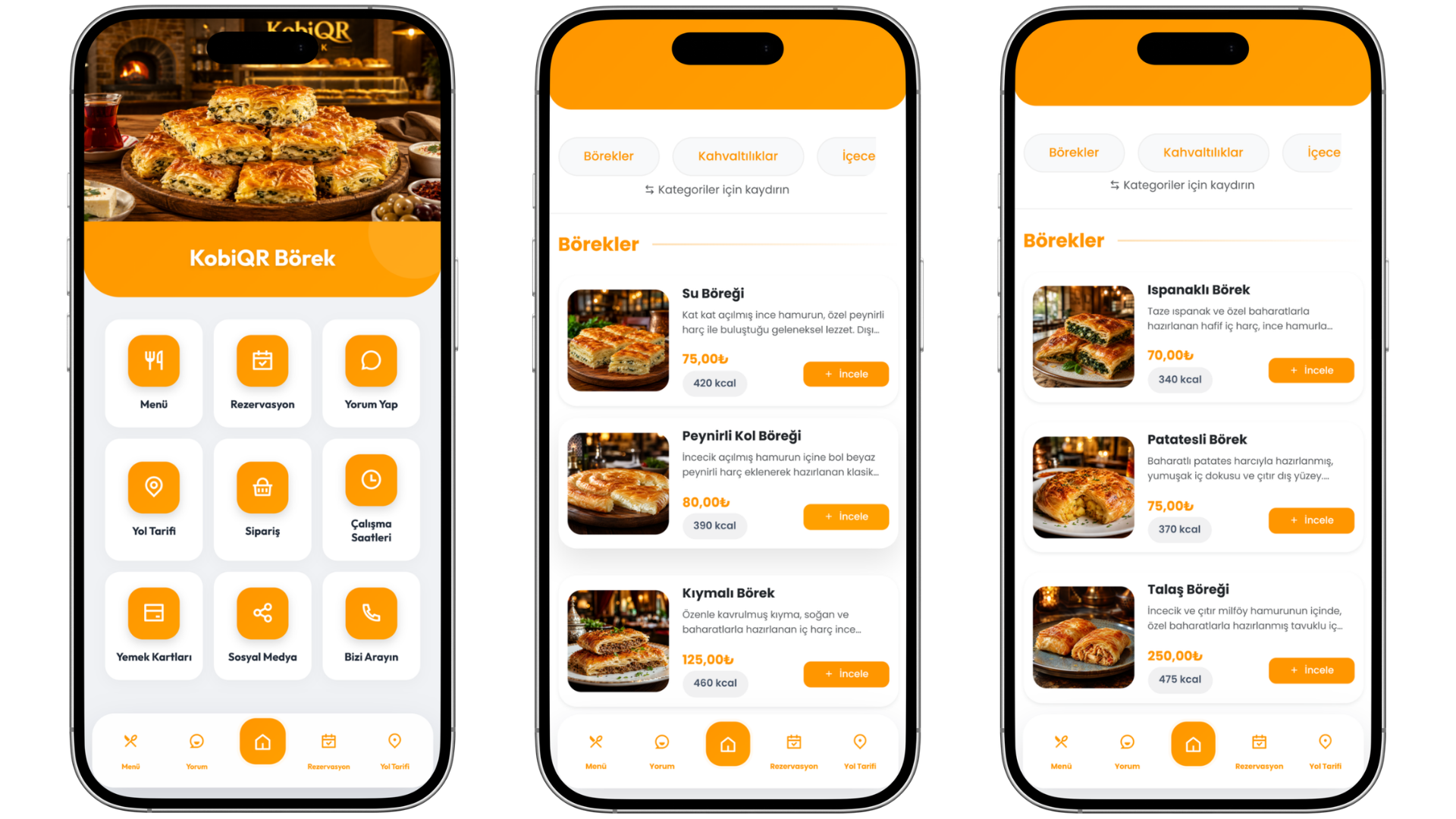 Börek Salonu QR Menü Web Sitesi kapak görseli