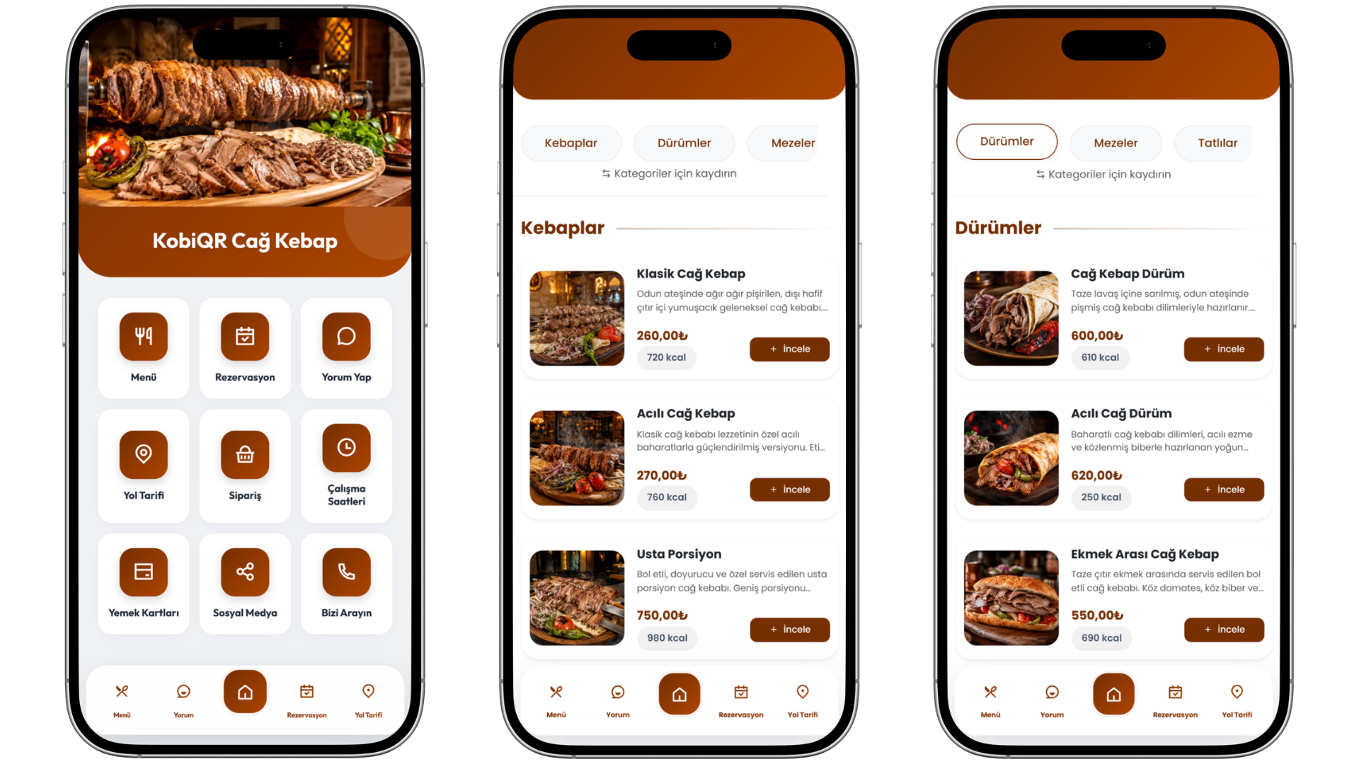 Cağ Kebap QR Menü Web Sitesi kapak görseli
