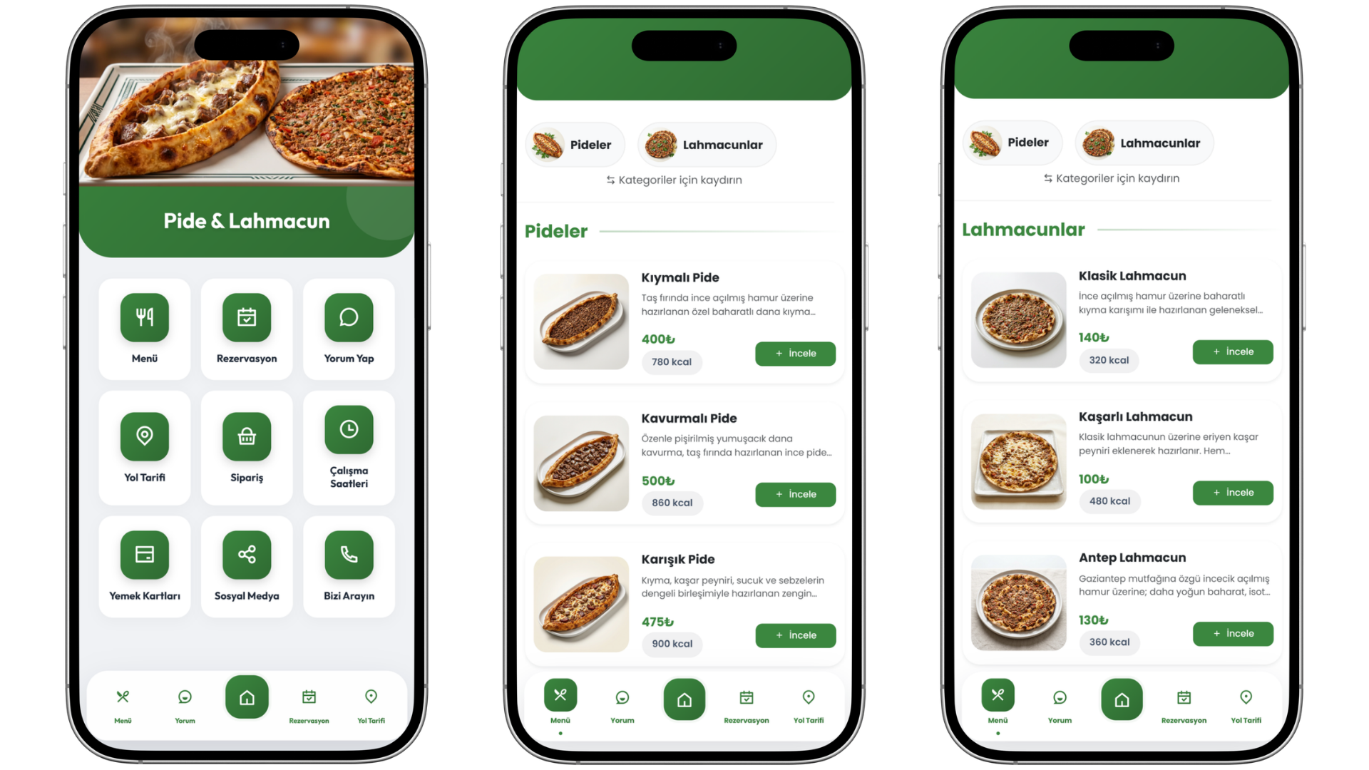 Pide ve Lahmacun Salonu QR Menü Web Sitesi kapak görseli