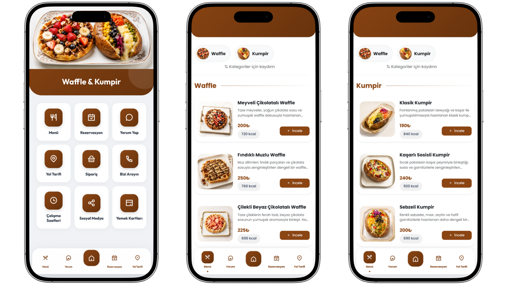 Waffle & Kumpir QR Menü Web Sitesi kapak görseli