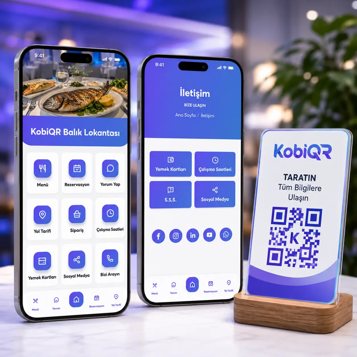 QR Web ile açılan hazır mobil web sitesi platformu